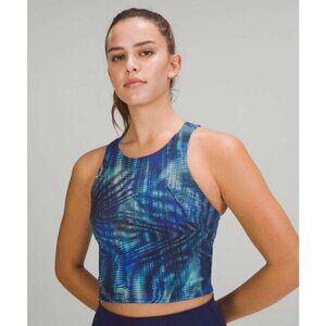 Lululemon Invigorate Training Everlux Tank Top In Shapeshifter Flux Blue Multi 2